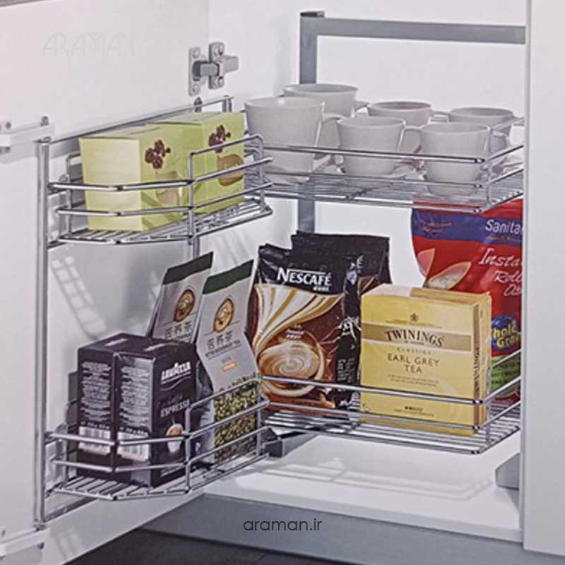 تاندوم زمینی 2طبقه هایگُلد کف فلز