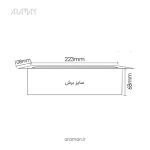 پریز برق توکار پاپ آپ فانتونی با دکمه مکانیکی