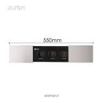 پریز برق توکار کشویی دوطرفه اسلاید بازشو فانتونی سری اسلیم مدلN422