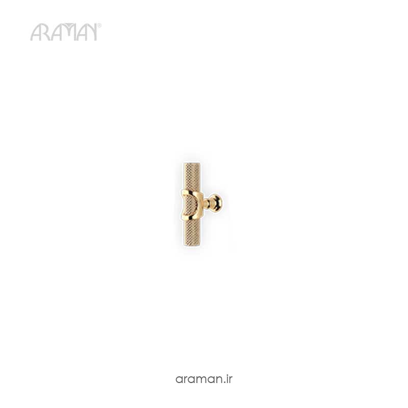 دستگیره کابینت دکمه ای متاکس مدل D1010 طلایی ساتن