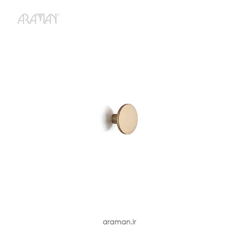 دستگیره کابینت دکمه ای متاکس مدل D600 طلایی