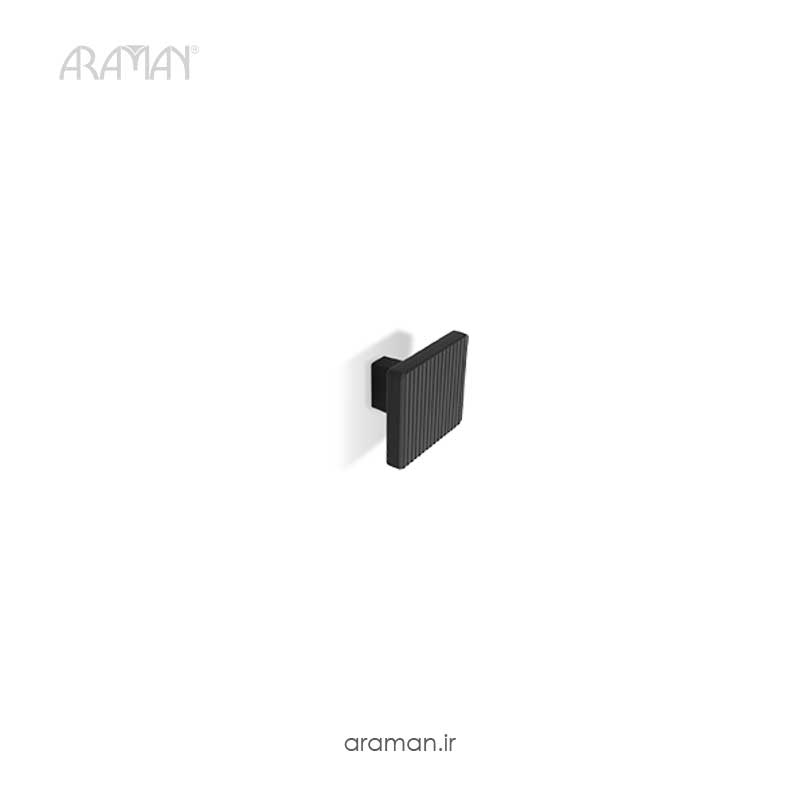 دستگیره کابینت دکمه ای متاکس مدل DHT مشکی